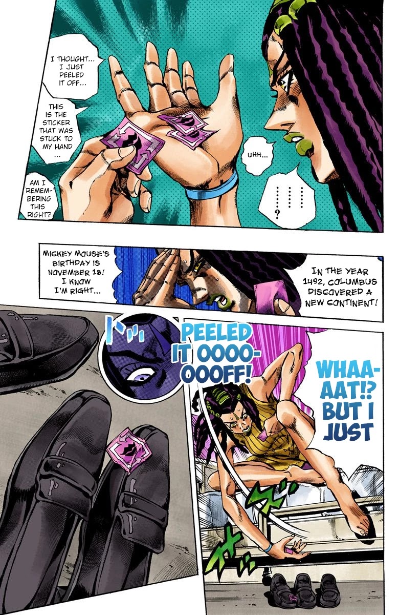 JoJo's Bizarre Adventure Part 6 - Stone Ocean (Official Colored) chapter 21 page 10