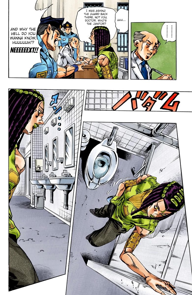 JoJo's Bizarre Adventure Part 6 - Stone Ocean (Official Colored) chapter 22 page 10