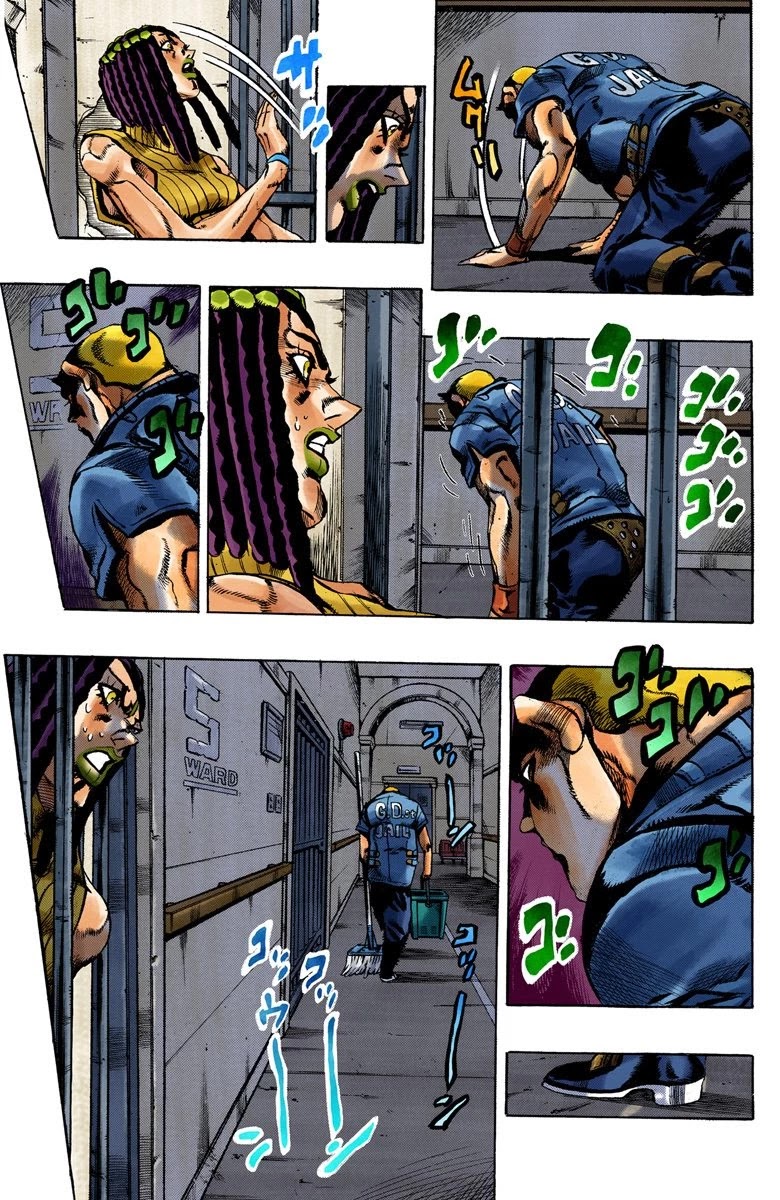 JoJo's Bizarre Adventure Part 6 - Stone Ocean (Official Colored) chapter 22 page 7