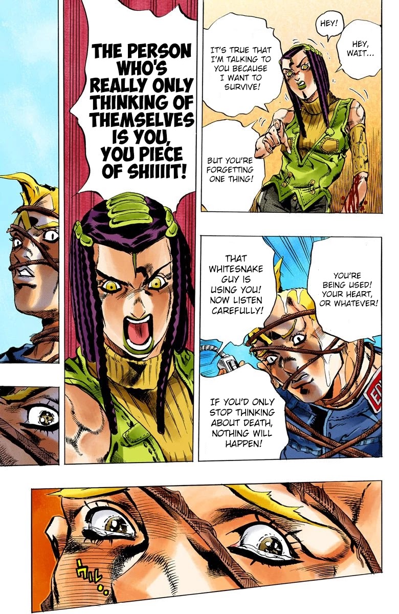 JoJo's Bizarre Adventure Part 6 - Stone Ocean (Official Colored) chapter 25 page 12