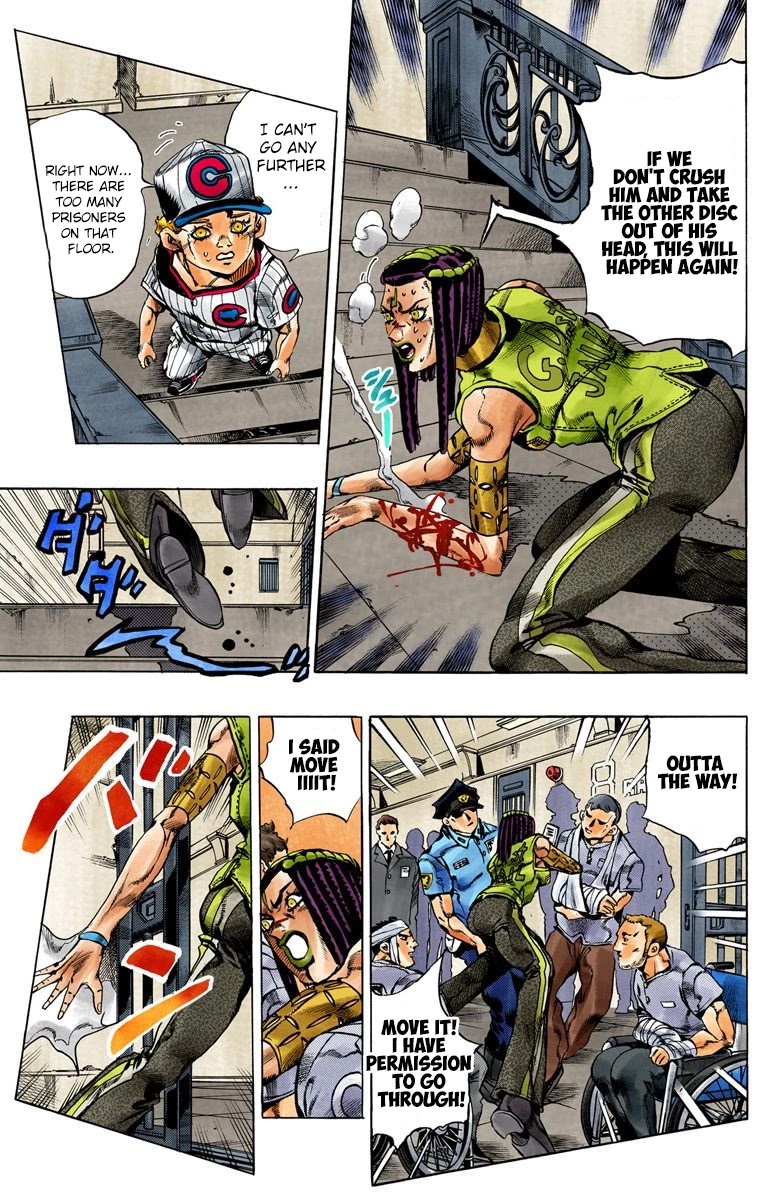 JoJo's Bizarre Adventure Part 6 - Stone Ocean (Official Colored) chapter 25 page 4