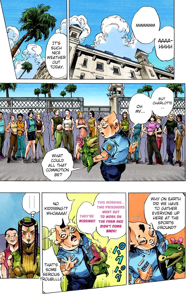 JoJo's Bizarre Adventure Part 6 - Stone Ocean (Official Colored) chapter 26 page 7
