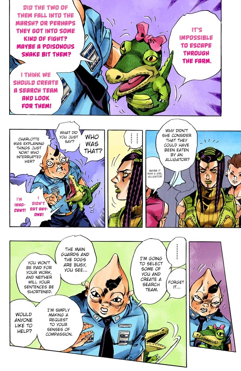 JoJo's Bizarre Adventure Part 6 - Stone Ocean (Official Colored) chapter 26 page 8