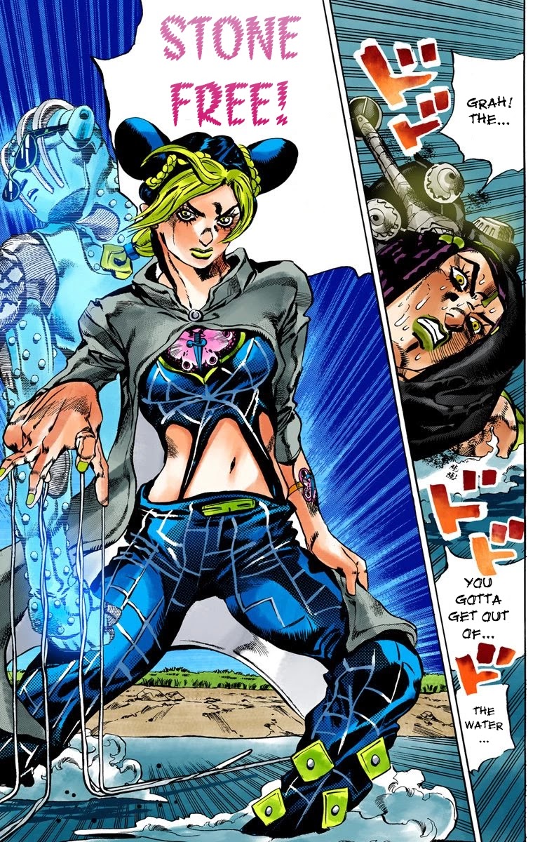JoJo's Bizarre Adventure Part 6 - Stone Ocean (Official Colored) chapter 28 page 17