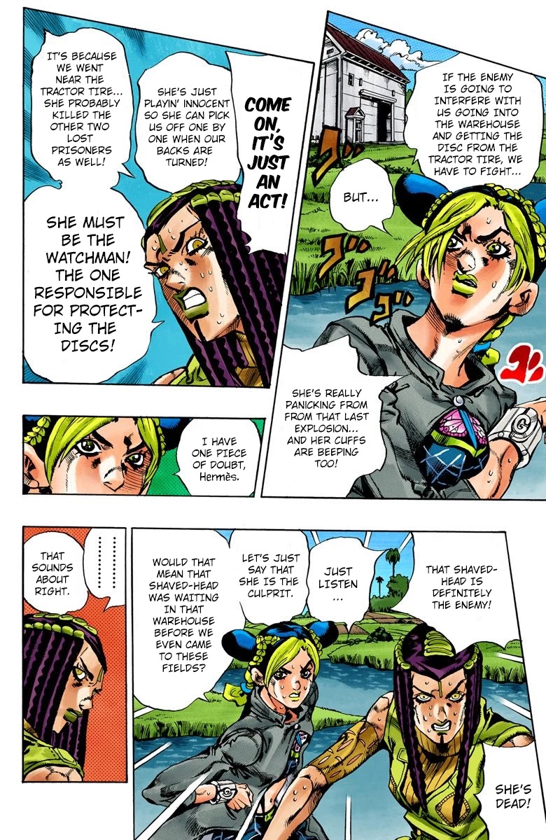 JoJo's Bizarre Adventure Part 6 - Stone Ocean (Official Colored) chapter 28 page 4