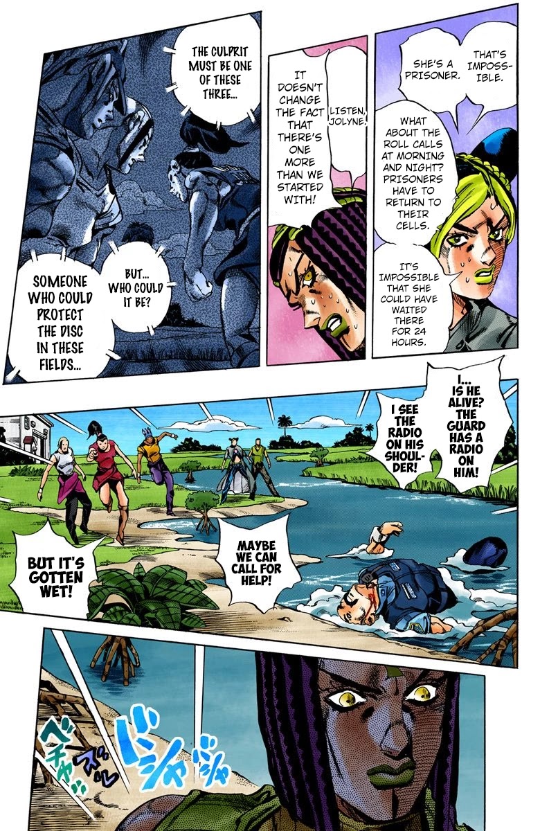 JoJo's Bizarre Adventure Part 6 - Stone Ocean (Official Colored) chapter 28 page 5