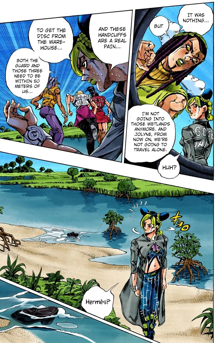 JoJo's Bizarre Adventure Part 6 - Stone Ocean (Official Colored) chapter 28 page 9