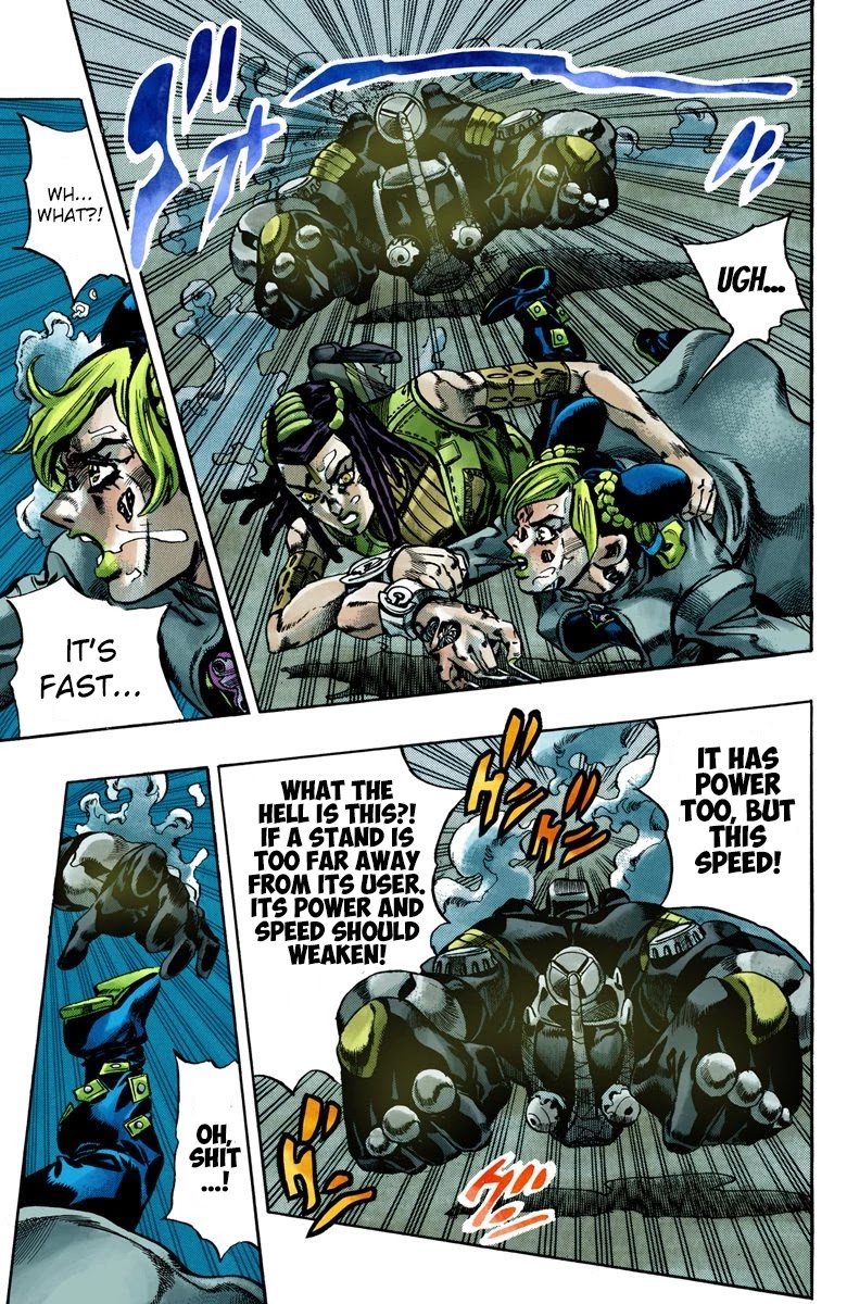 JoJo's Bizarre Adventure Part 6 - Stone Ocean (Official Colored) chapter 29 page 12