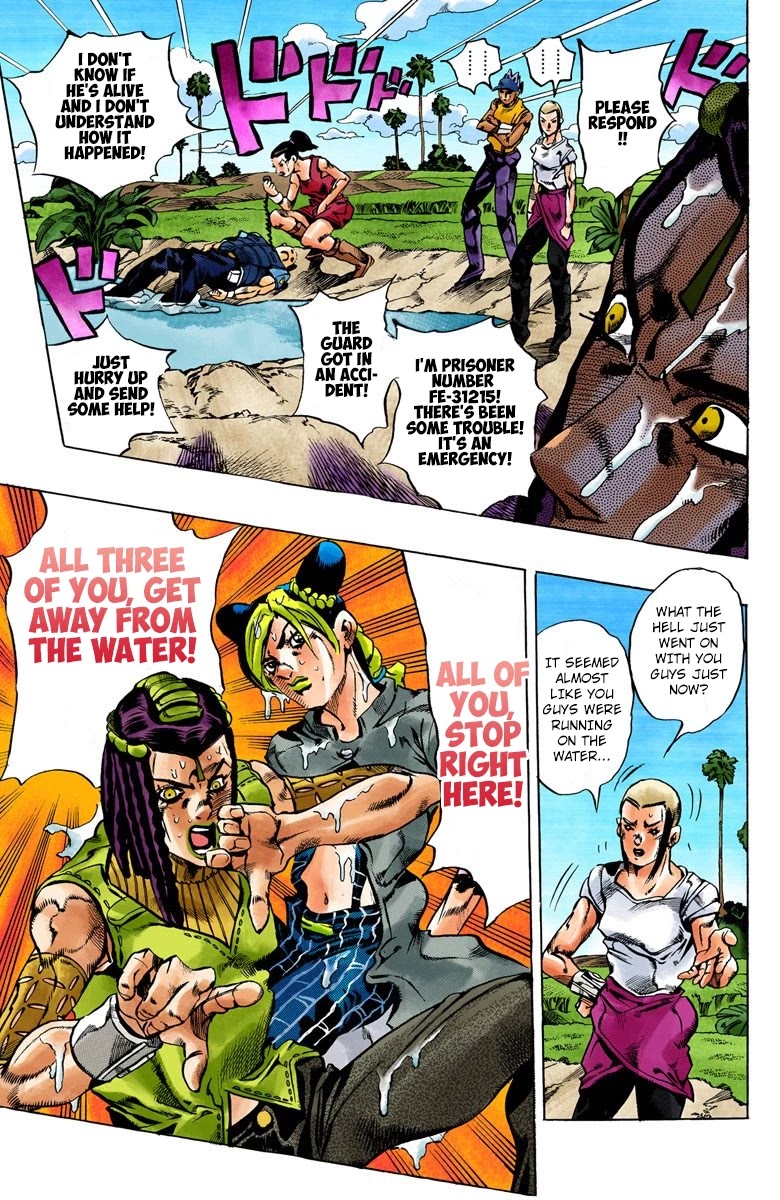 JoJo's Bizarre Adventure Part 6 - Stone Ocean (Official Colored) chapter 29 page 16