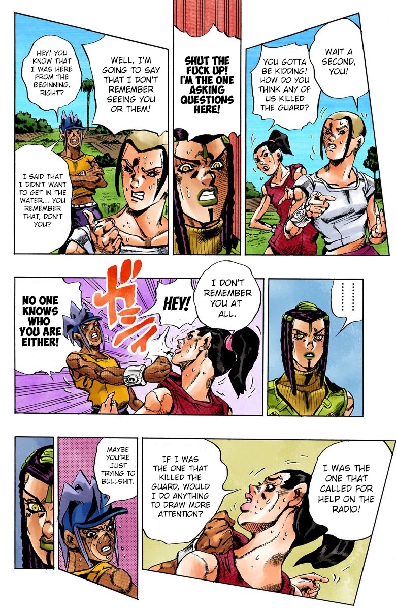 JoJo's Bizarre Adventure Part 6 - Stone Ocean (Official Colored) chapter 29 page 19