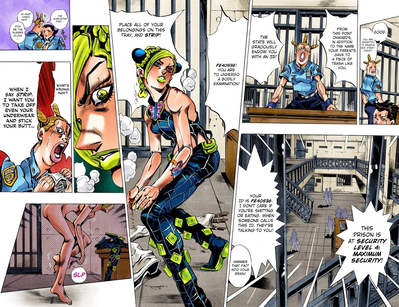 JoJo's Bizarre Adventure Part 6 - Stone Ocean (Official Colored) chapter 3 page 6