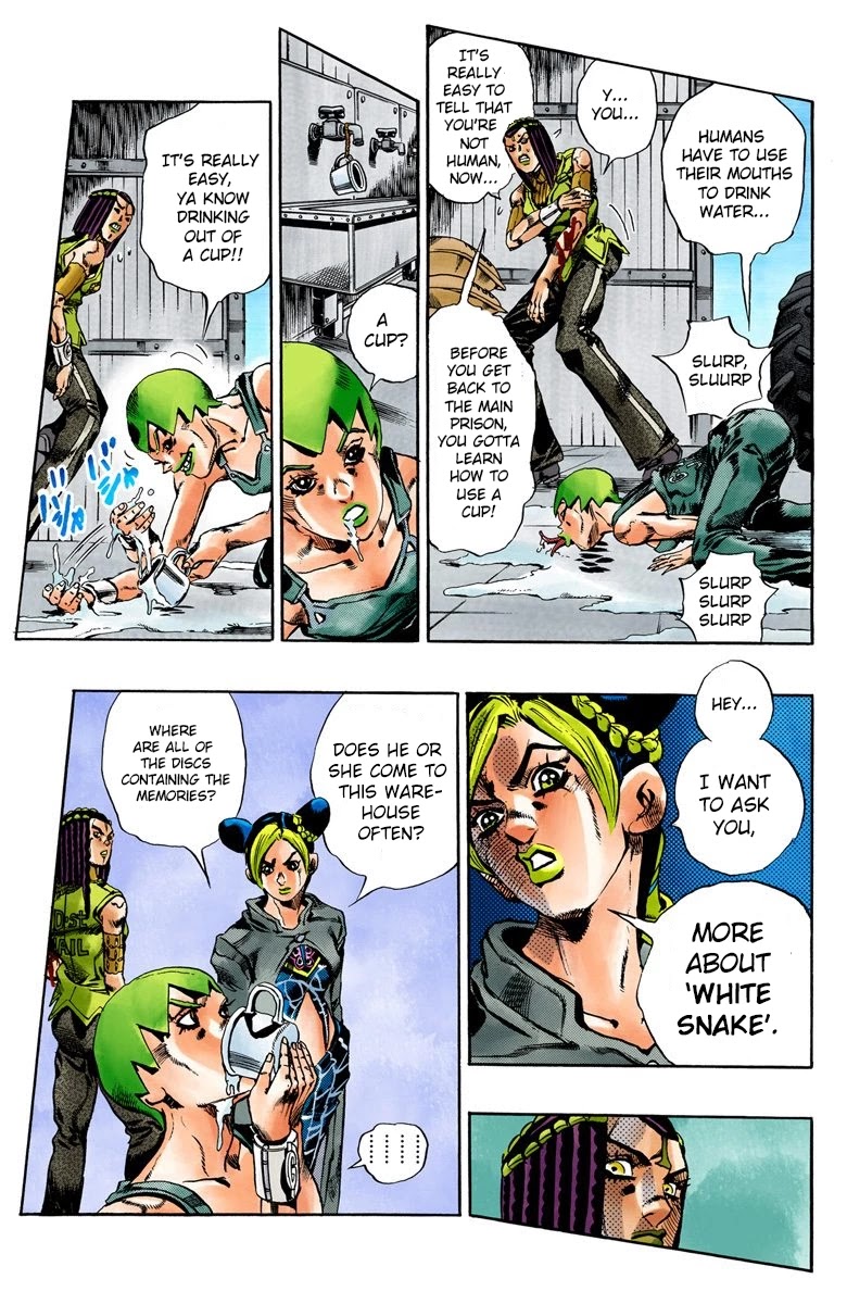 JoJo's Bizarre Adventure Part 6 - Stone Ocean (Official Colored) chapter 33 page 10