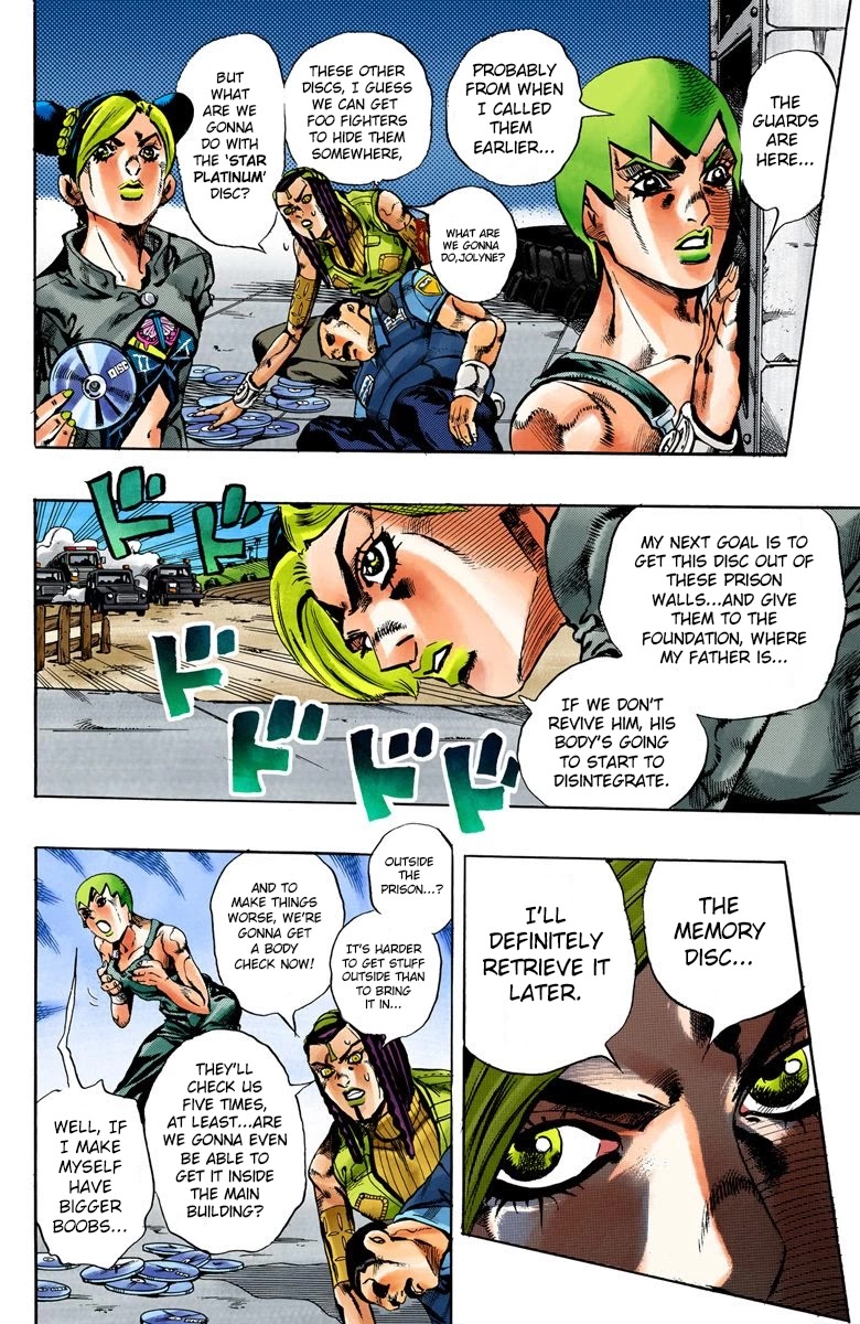JoJo's Bizarre Adventure Part 6 - Stone Ocean (Official Colored) chapter 33 page 13