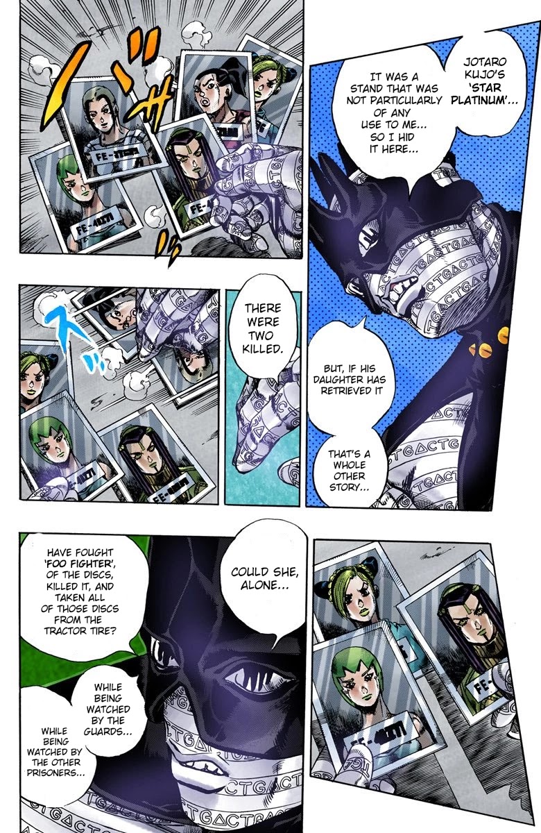 JoJo's Bizarre Adventure Part 6 - Stone Ocean (Official Colored) chapter 33 page 17