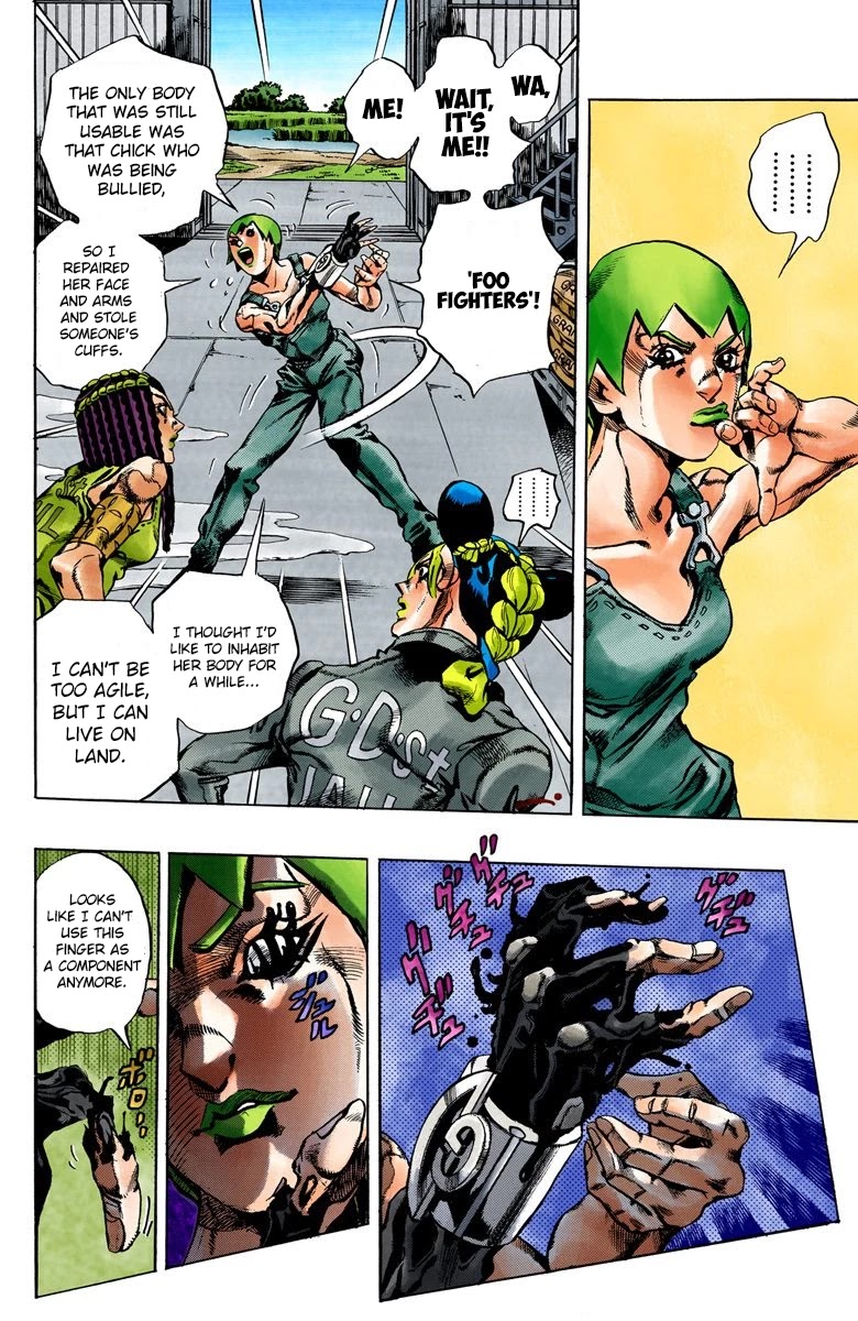 JoJo's Bizarre Adventure Part 6 - Stone Ocean (Official Colored) chapter 33 page 7