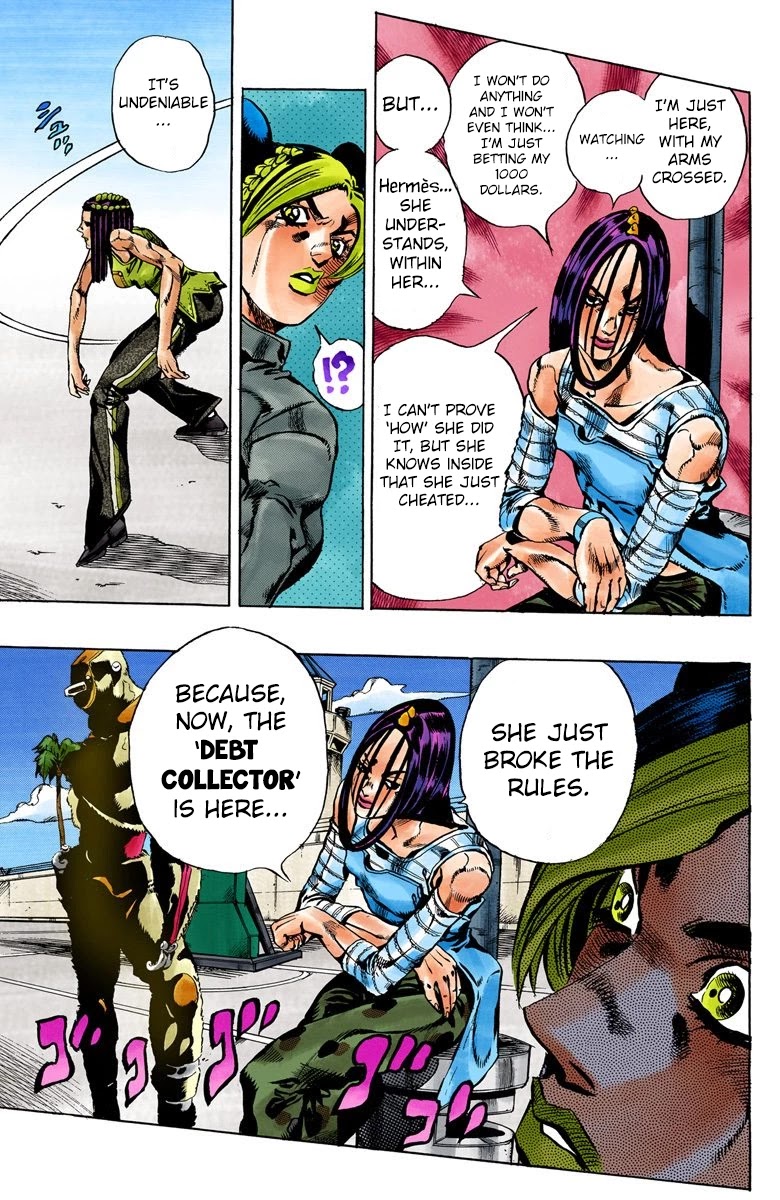 JoJo's Bizarre Adventure Part 6 - Stone Ocean (Official Colored) chapter 36 page 16