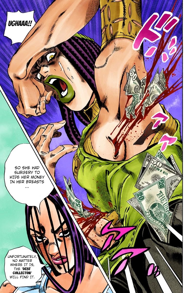 JoJo's Bizarre Adventure Part 6 - Stone Ocean (Official Colored) chapter 36 page 20