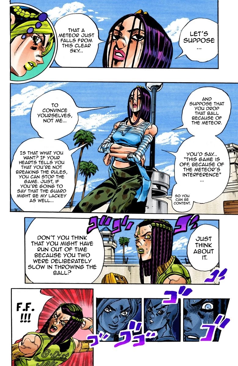 JoJo's Bizarre Adventure Part 6 - Stone Ocean (Official Colored) chapter 36 page 9