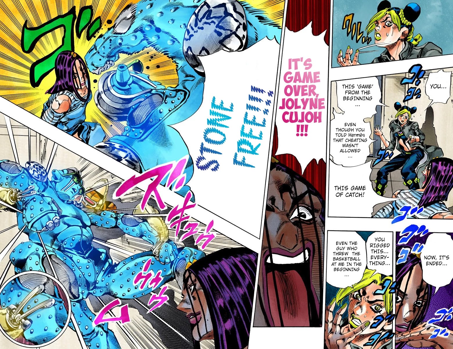 JoJo's Bizarre Adventure Part 6 - Stone Ocean (Official Colored) chapter 39 page 10
