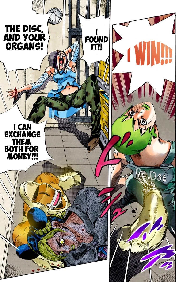 JoJo's Bizarre Adventure Part 6 - Stone Ocean (Official Colored) chapter 39 page 14