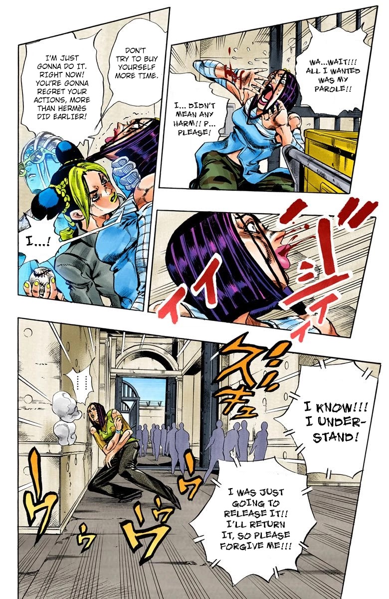 JoJo's Bizarre Adventure Part 6 - Stone Ocean (Official Colored) chapter 39 page 4