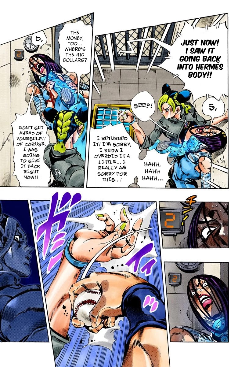 JoJo's Bizarre Adventure Part 6 - Stone Ocean (Official Colored) chapter 39 page 7