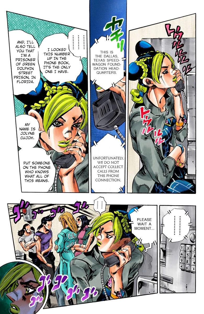 JoJo's Bizarre Adventure Part 6 - Stone Ocean (Official Colored) chapter 40 page 3