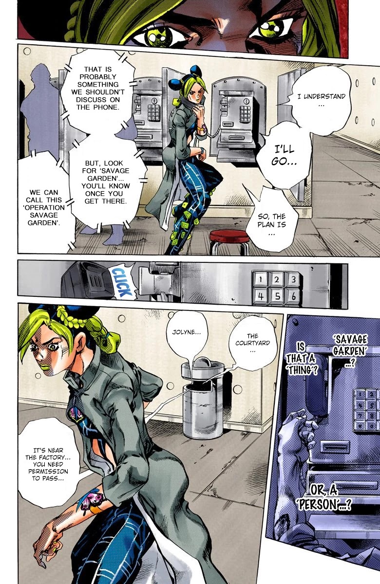 JoJo's Bizarre Adventure Part 6 - Stone Ocean (Official Colored) chapter 40 page 8