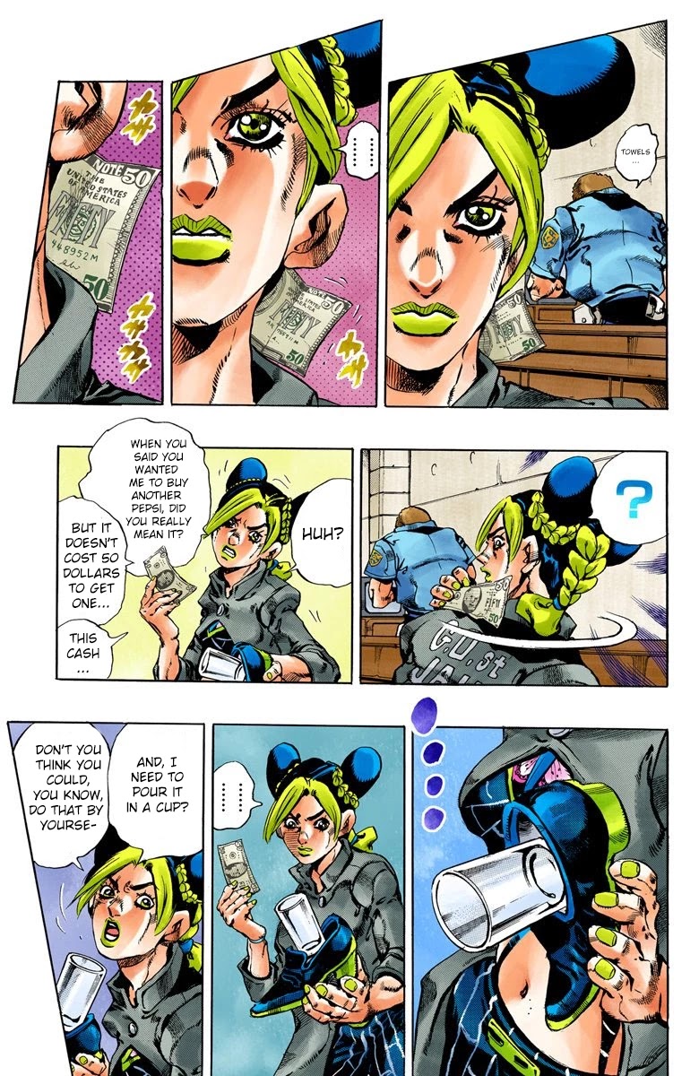 JoJo's Bizarre Adventure Part 6 - Stone Ocean (Official Colored) chapter 41 page 10