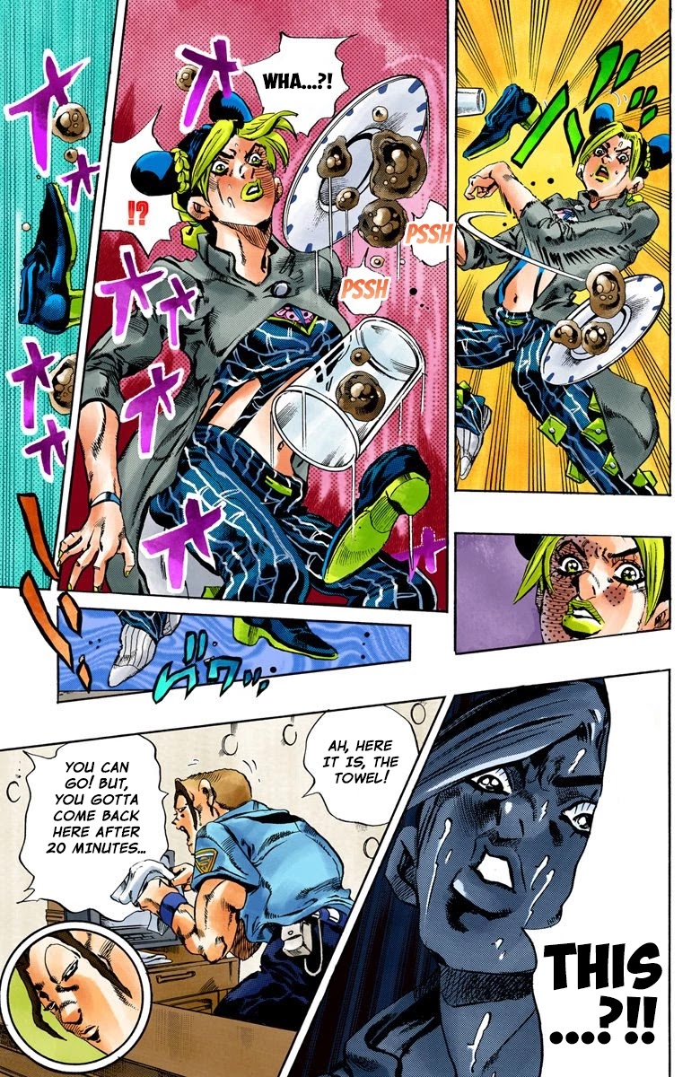 JoJo's Bizarre Adventure Part 6 - Stone Ocean (Official Colored) chapter 41 page 12