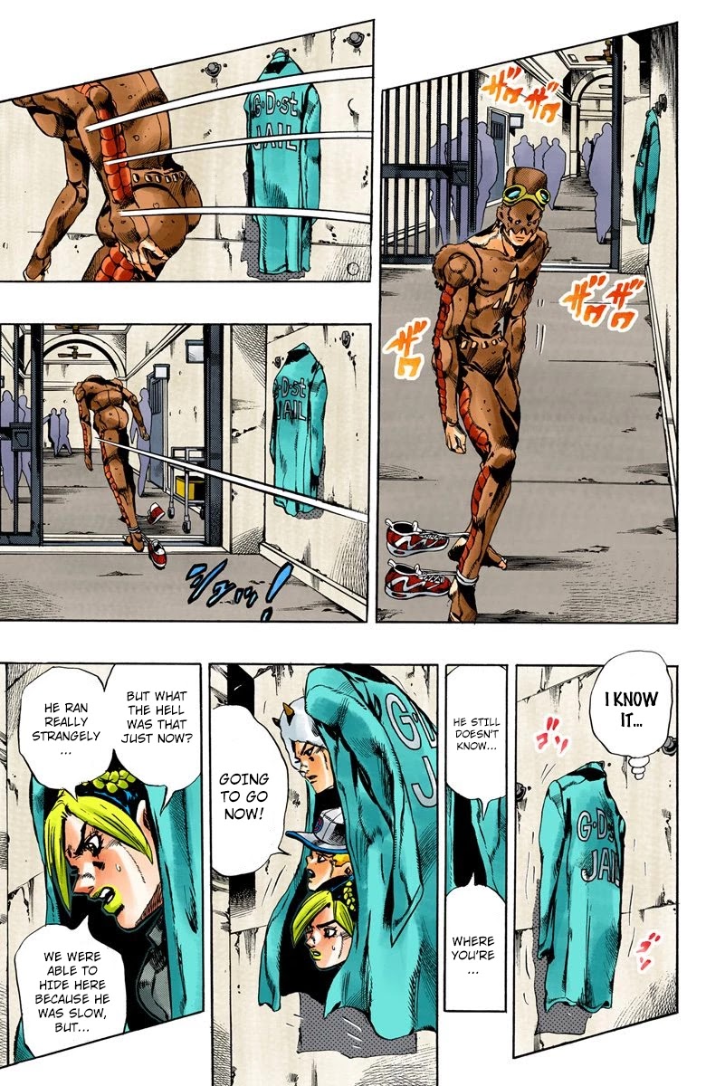 JoJo's Bizarre Adventure Part 6 - Stone Ocean (Official Colored) chapter 41 page 6
