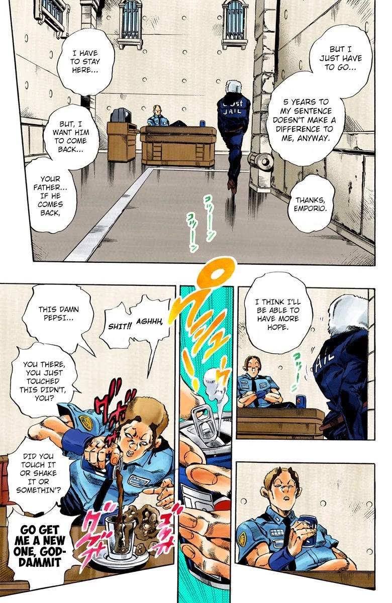 JoJo's Bizarre Adventure Part 6 - Stone Ocean (Official Colored) chapter 41 page 8