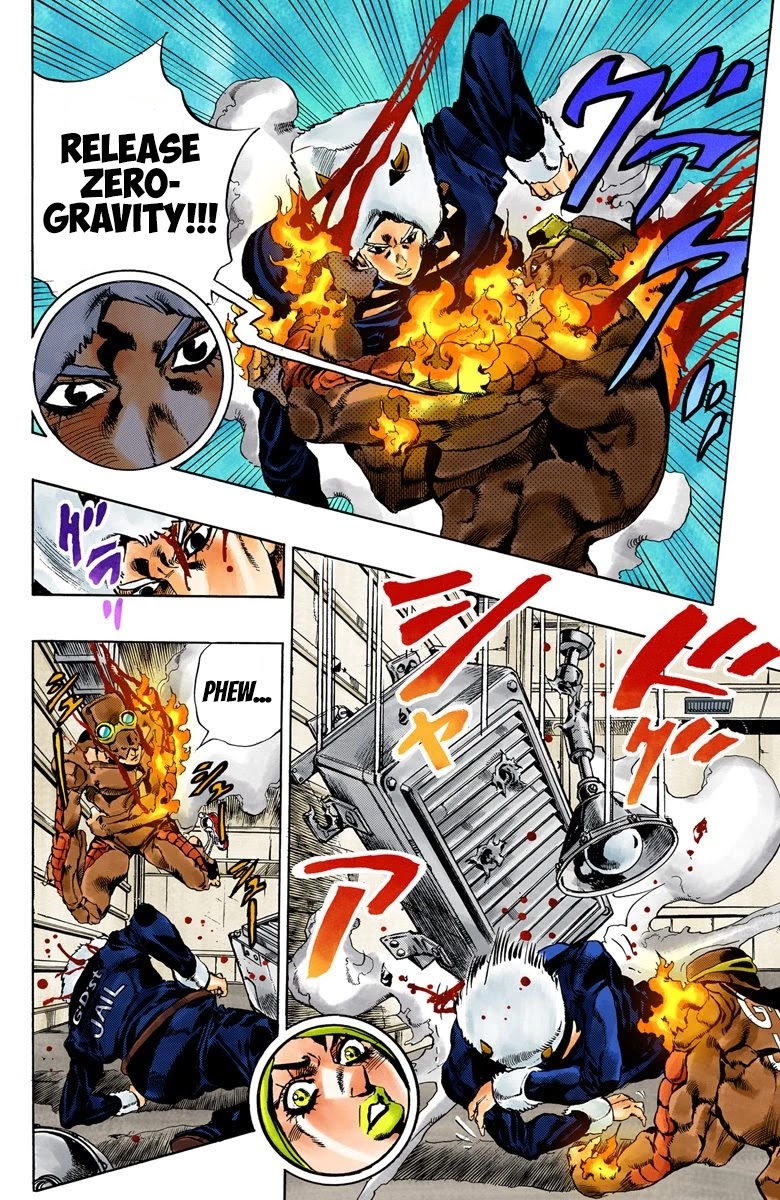 JoJo's Bizarre Adventure Part 6 - Stone Ocean (Official Colored) chapter 42 page 19
