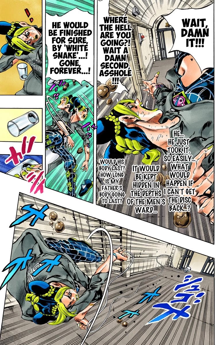 JoJo's Bizarre Adventure Part 6 - Stone Ocean (Official Colored) chapter 42 page 6