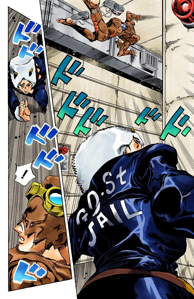 JoJo's Bizarre Adventure Part 6 - Stone Ocean (Official Colored) chapter 42 page 9