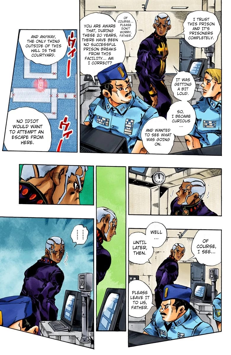 JoJo's Bizarre Adventure Part 6 - Stone Ocean (Official Colored) chapter 44 page 4