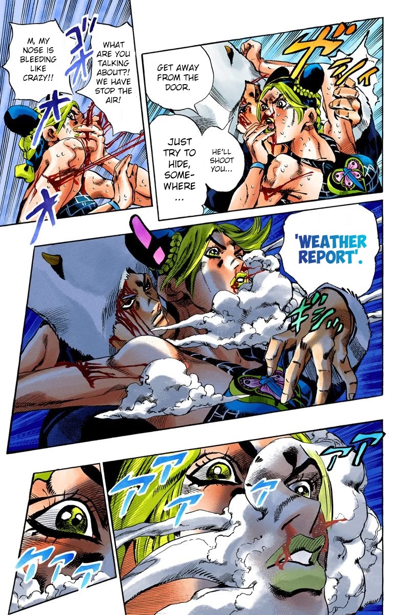 JoJo's Bizarre Adventure Part 6 - Stone Ocean (Official Colored) chapter 44 page 9