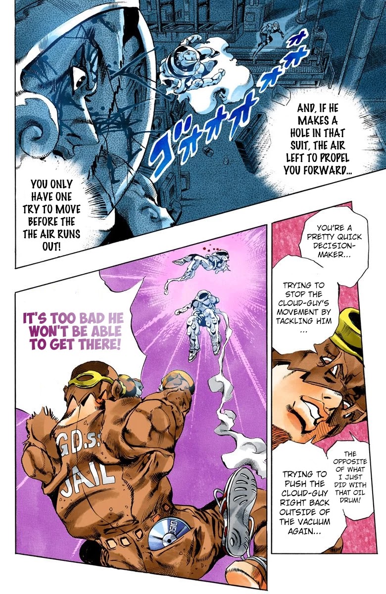 JoJo's Bizarre Adventure Part 6 - Stone Ocean (Official Colored) chapter 45 page 12