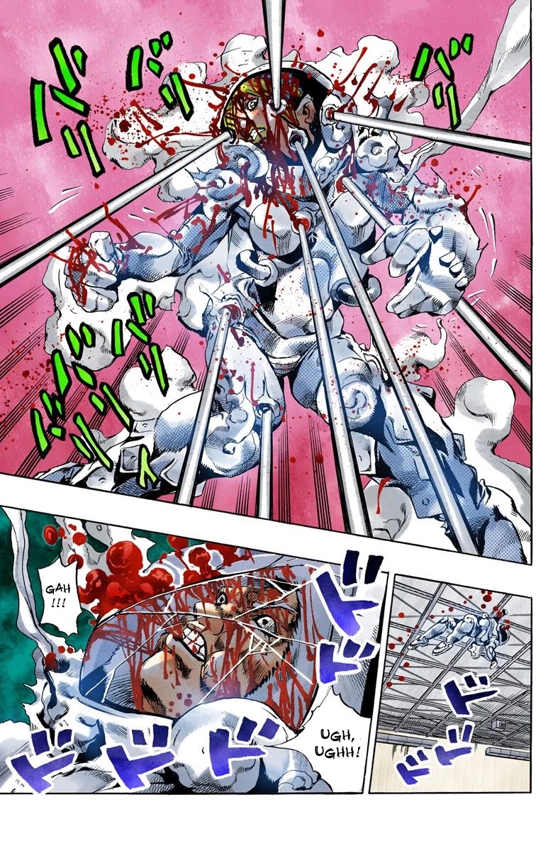 JoJo's Bizarre Adventure Part 6 - Stone Ocean (Official Colored) chapter 45 page 17