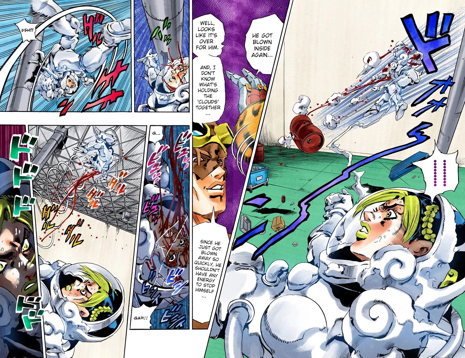JoJo's Bizarre Adventure Part 6 - Stone Ocean (Official Colored) chapter 45 page 9