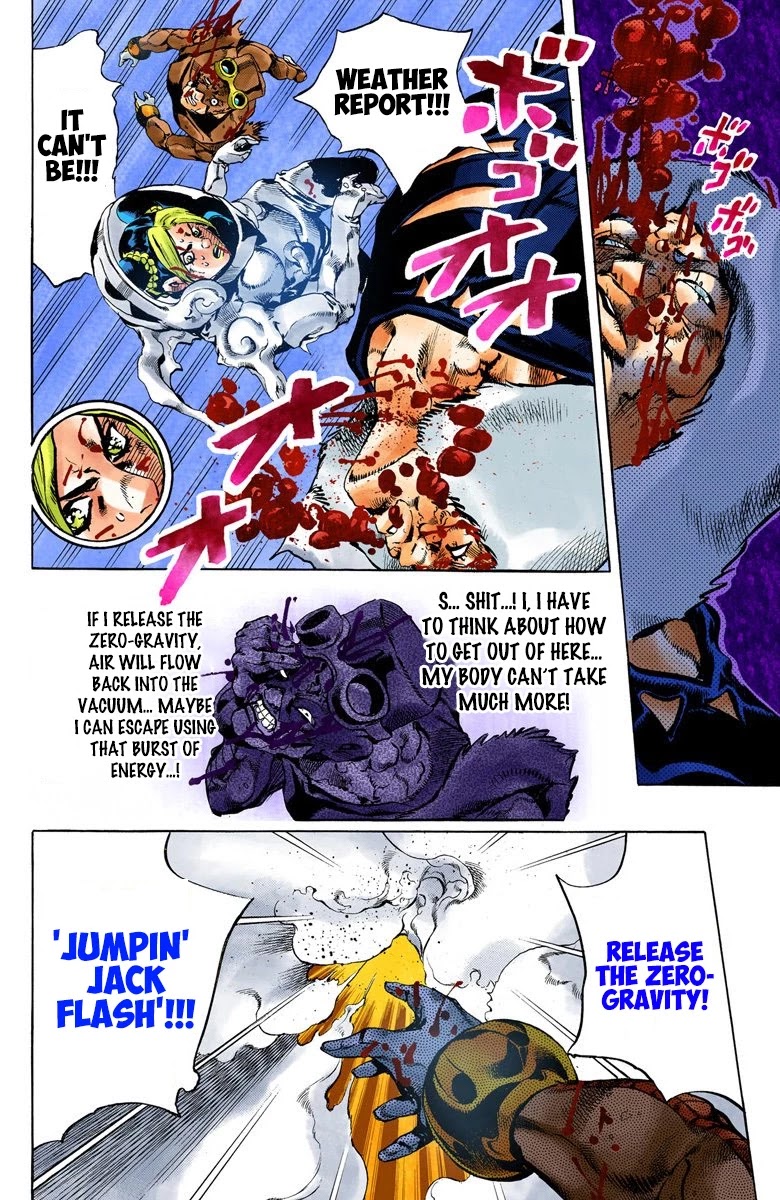 JoJo's Bizarre Adventure Part 6 - Stone Ocean (Official Colored) chapter 46 page 15