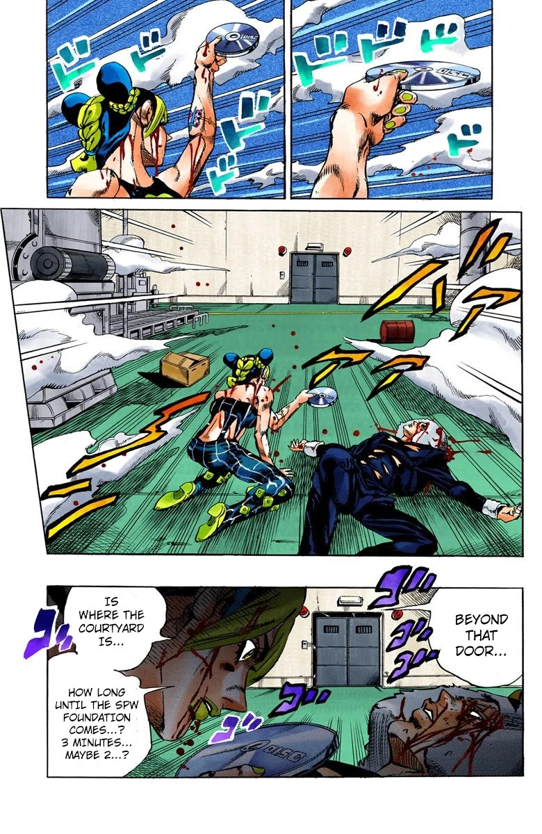 JoJo's Bizarre Adventure Part 6 - Stone Ocean (Official Colored) chapter 46 page 19