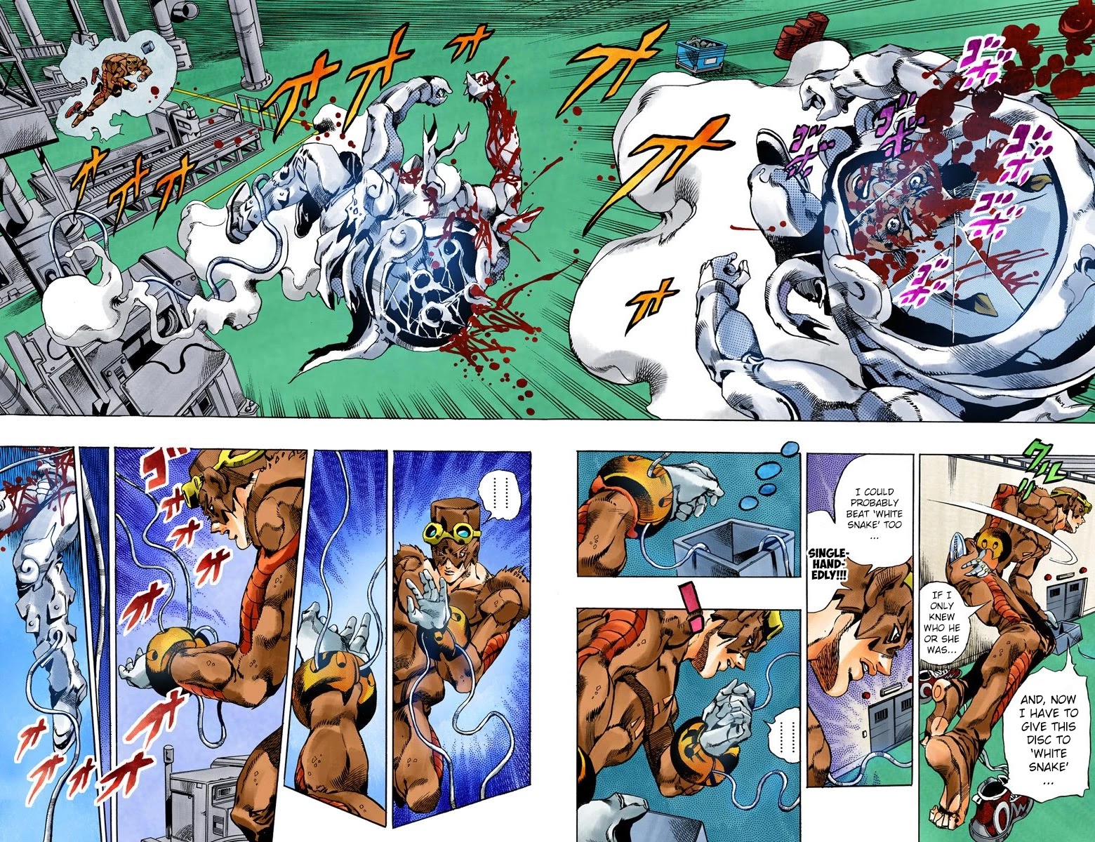 JoJo's Bizarre Adventure Part 6 - Stone Ocean (Official Colored) chapter 46 page 5