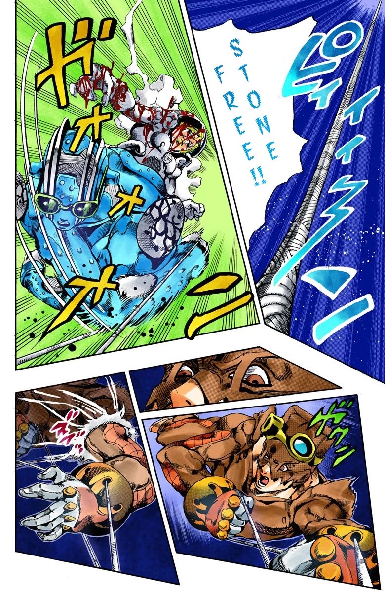 JoJo's Bizarre Adventure Part 6 - Stone Ocean (Official Colored) chapter 46 page 8