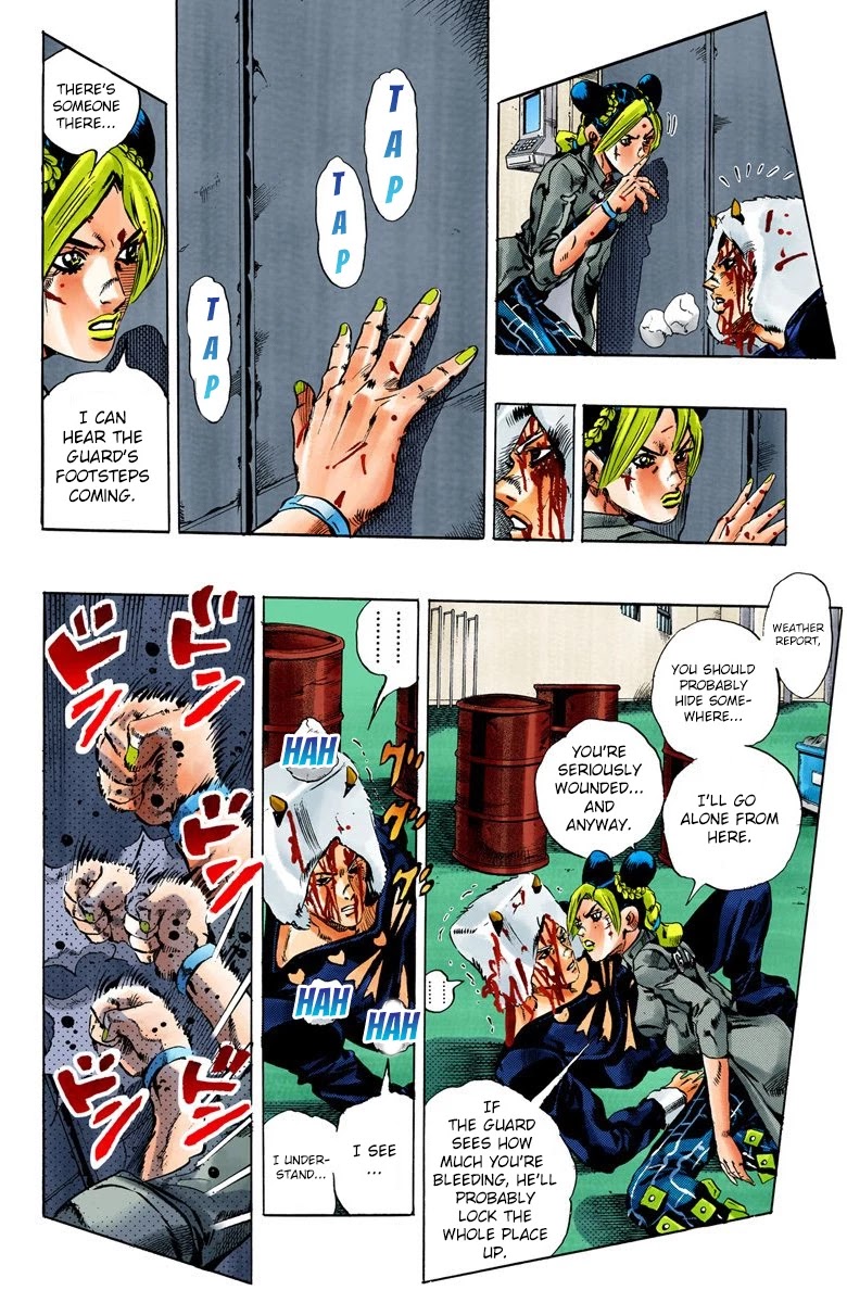 JoJo's Bizarre Adventure Part 6 - Stone Ocean (Official Colored) chapter 47 page 4