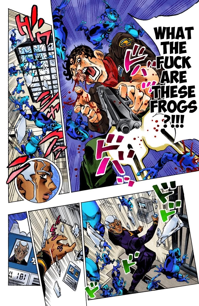JoJo's Bizarre Adventure Part 6 - Stone Ocean (Official Colored) chapter 48 page 17