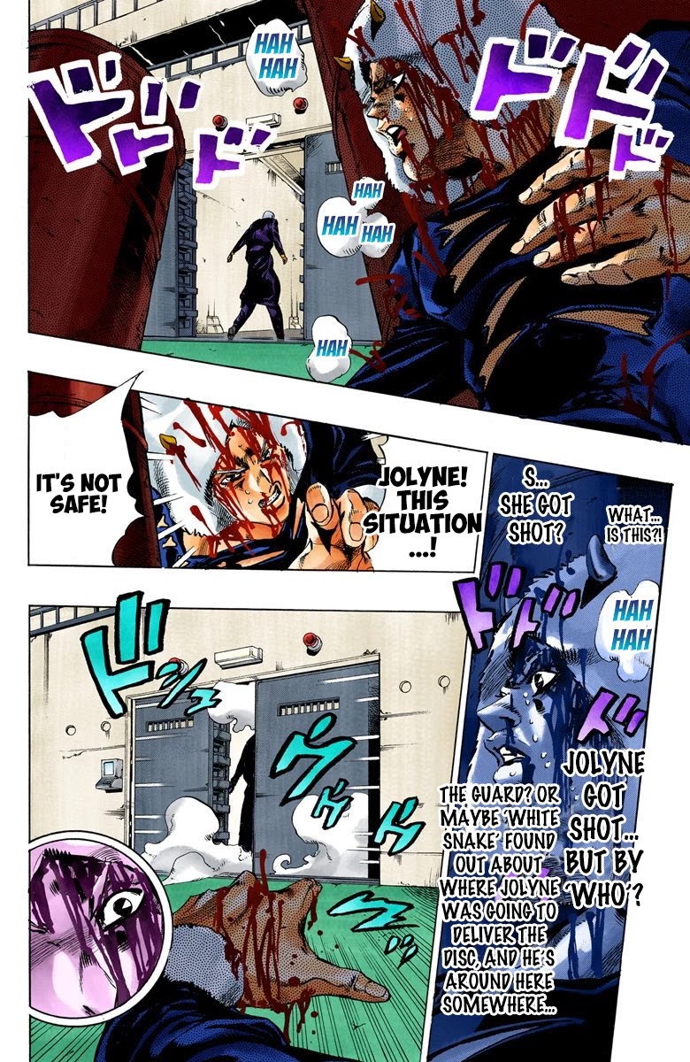 JoJo's Bizarre Adventure Part 6 - Stone Ocean (Official Colored) chapter 48 page 6