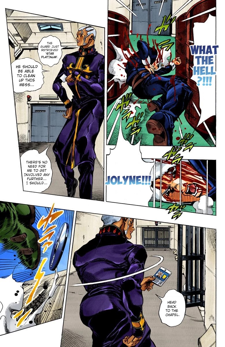 JoJo's Bizarre Adventure Part 6 - Stone Ocean (Official Colored) chapter 48 page 7