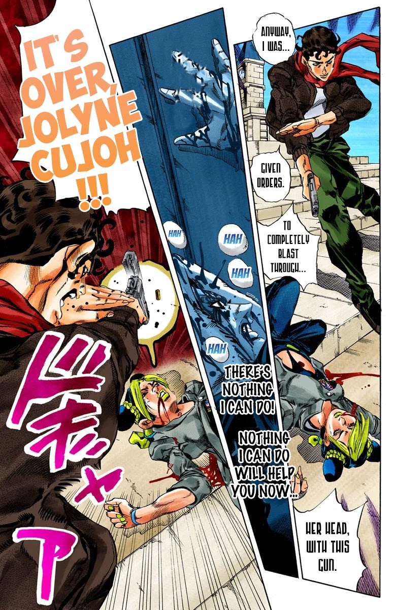 JoJo's Bizarre Adventure Part 6 - Stone Ocean (Official Colored) chapter 48 page 9
