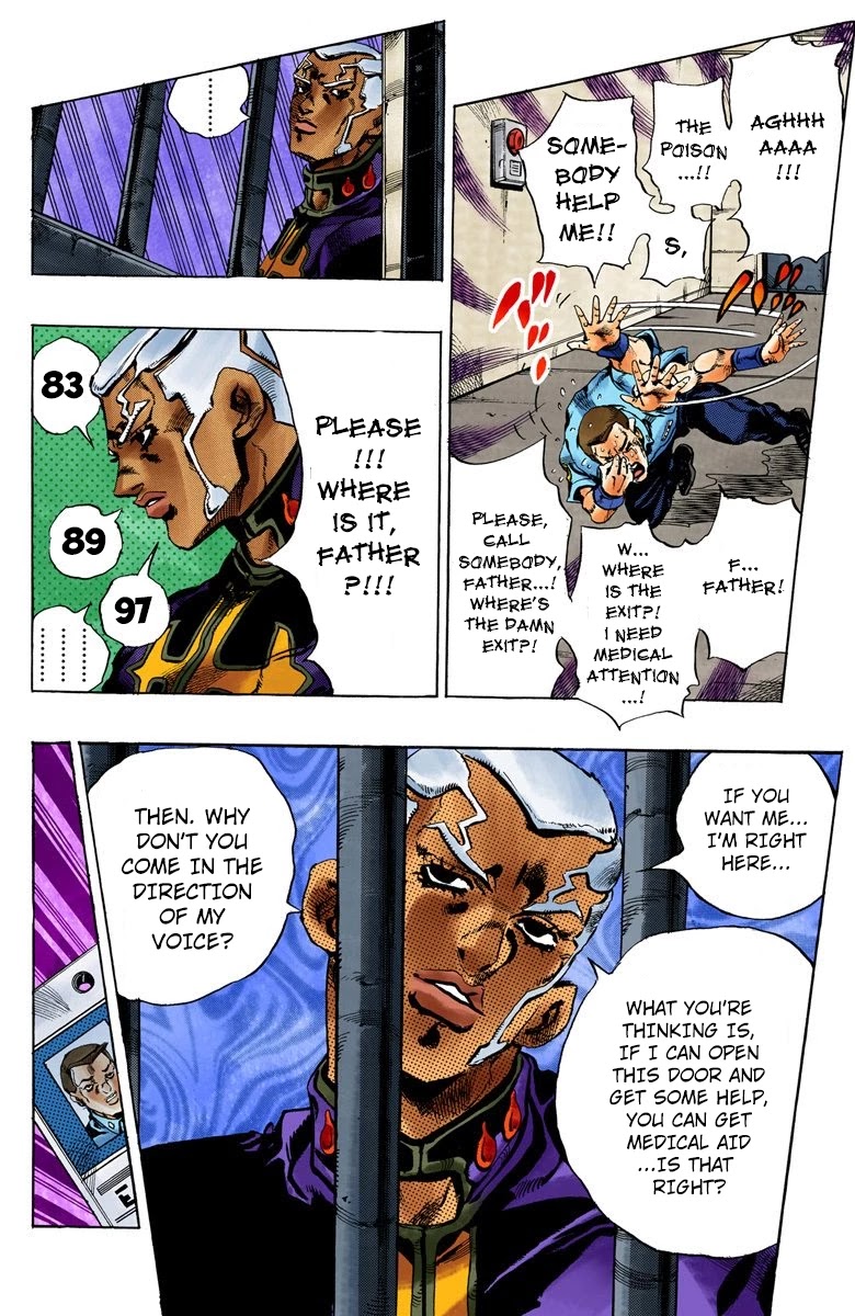 JoJo's Bizarre Adventure Part 6 - Stone Ocean (Official Colored) chapter 49 page 16